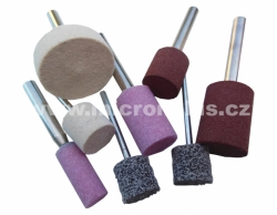 Small grinding disc 16x25-6 - Corundum pink, medium roughness - 98A60O6V40 