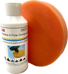 Sada pasta 3M Perfect-it Fine 09375 125ml +  molitanový kotouč 150x25