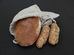 Lněný pytlík 27 x 53 cm - pečivo, ovoce, zelenina, luštěniny