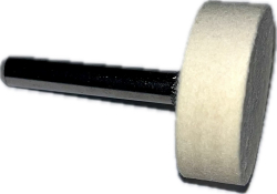 Felt small disc with shank 30x10-6/cylinder