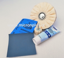 Set for polycarbonates and plastic headlights