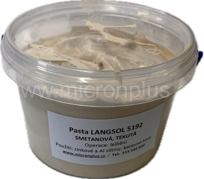 Tekutá pasta na leštění LANGSOL 5192 - 0,5kg kelímek